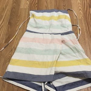 Cooperative stripe romper
